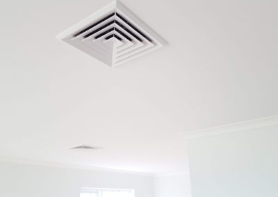 Classic style ceiling vents done for a Parkside client's Daikin AC unit