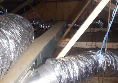 Commercial Duct installation for a business on Waymouth Street, Adelaide
