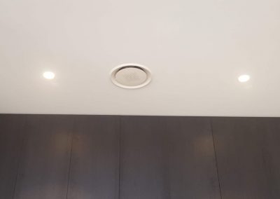 Energy efficient commercial eco-air outlets, Holyoake dual function outlets, installed in Adelaide