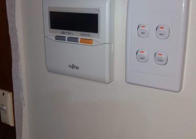 Residential Air Conditioning Fit-outs Fujitsu wall controller Mitcham