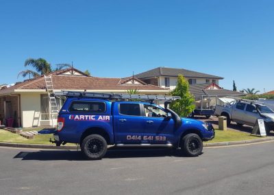 Residential installation ducted AC Hitachi Hallett Cove