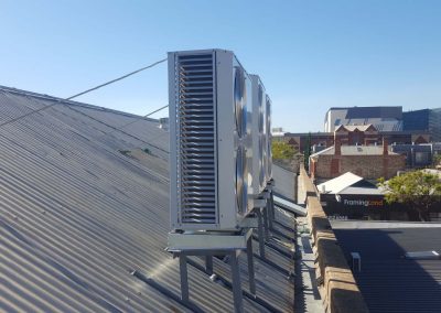 Temperzone 16KW digital scroll 3 phase outdoor units commercial project Eastwood